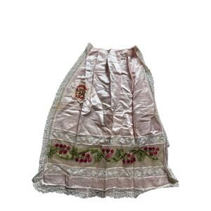 Vintage Handmade Pink Floral Kitchen Cloth